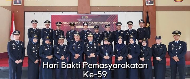 Perayaan Hari Bakti Pemasyarakatan ke-59: Mengapresiasi Dedikasi Pegawai dalam Membangun Bangsa