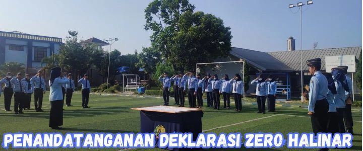 Penandatangan Deklarasi “Zero Halinar”: Mewujudkan Lingkungan Bebas Handphone, Pungli, dan Narkoba di LPKA Bandung