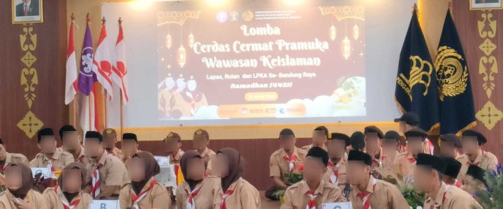 Pramuka LPKA Bandung Mengikuti Lomba Cerdas Cermat Keagamaan di Bulan Ramadhan