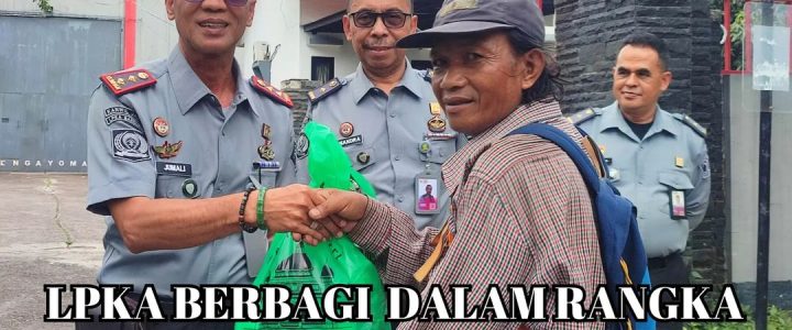 LPKA Bandung Bagikan Takjil Ramadhan dalam Rangkaian Hari Bakti Pemasyarakatan ke-60
