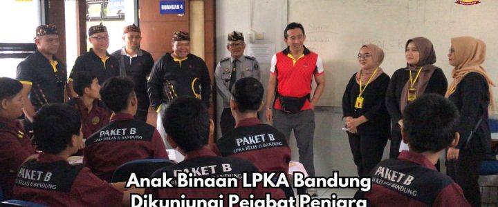 Penjara Brunei Darussalam mengunjungi Anak Binaan di LPKA Bandung