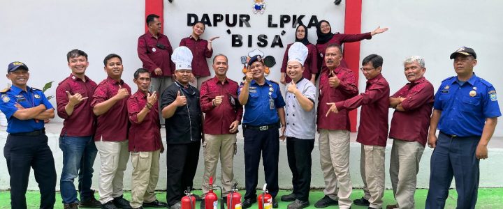 Tingkatkan Kesiapsiagaan, LPKA Kelas II Bandung Latihan Penanggulangan Bencana Kebakaran