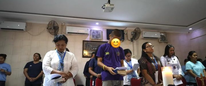 Anak Binaan LPKA Bandung Jalani Misa Rabu Abu Bersama di LPP Bandung