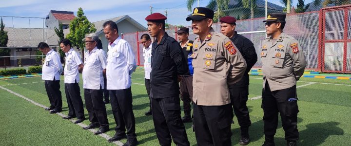 LPKA Bandung Melaksanaan Apel Bersama dengan Jajaran Polrestabes Bandung.
