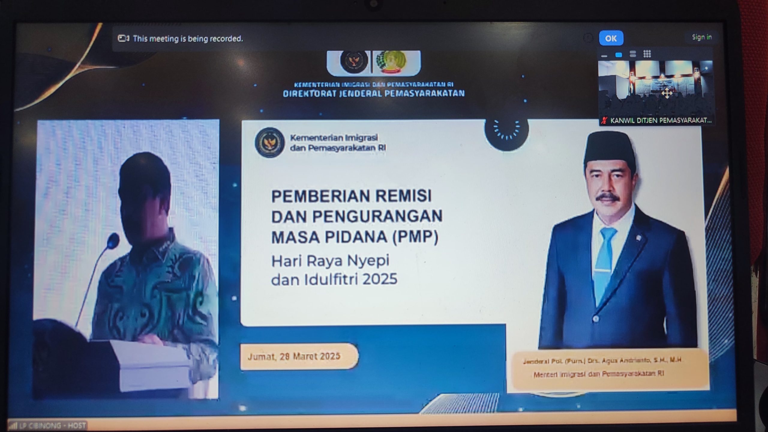 Anak Binaan LPKA Bandung Terima Remisi Khusus Nyepi dan Idul Fitri 2025, Diserahkan Langsung oleh Kepala LPKA