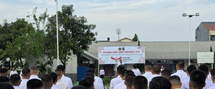 Pelaksanaan Upacara Hari Lahir Pancasila Di LPKA Bandung