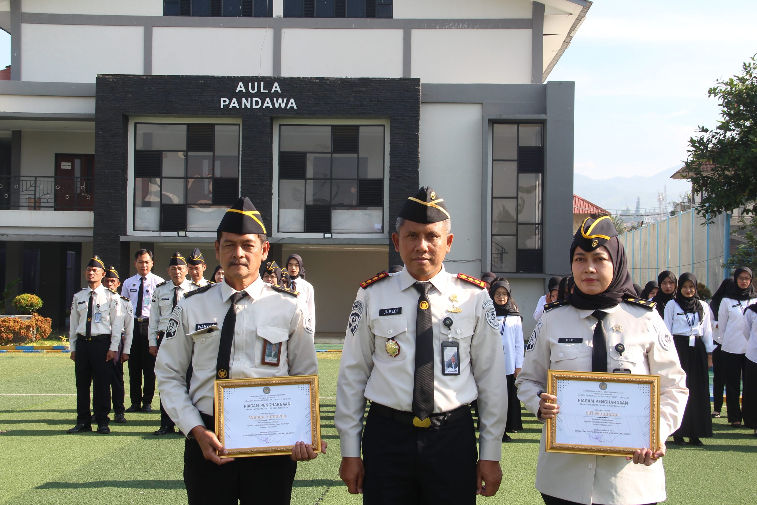 LPKA Bandung Gelar Apel Pemberian Penghargaan