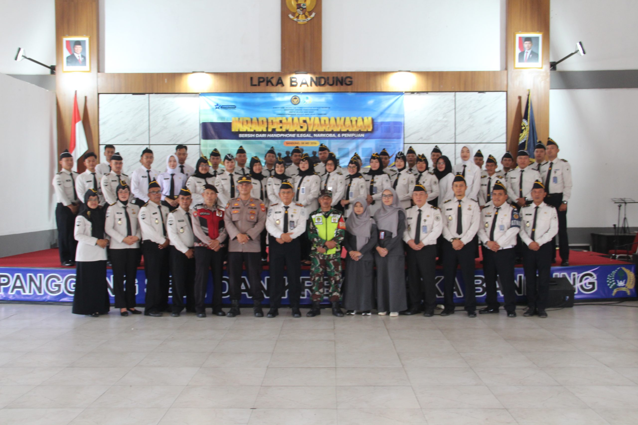 LPKA Bandung Gelar Ikrar Pemasyarakatan, Tes Urine, dan Penggeledahan Blok Hunian