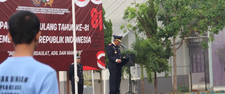 Memperingati HUT ke-81 Kemerdekaan RI, LPKA Kelas II Bandung Laksanakan Upacara dan Penyerahan Remisi serta PMP Umum bagi Anak Binaan Memperingati HUT ke-81 Kemerdekaan RI, LPKA Kelas II Bandung Laksanakan Upacara dan Penyerahan Remisi serta PMP Umum bagi Anak Binaan