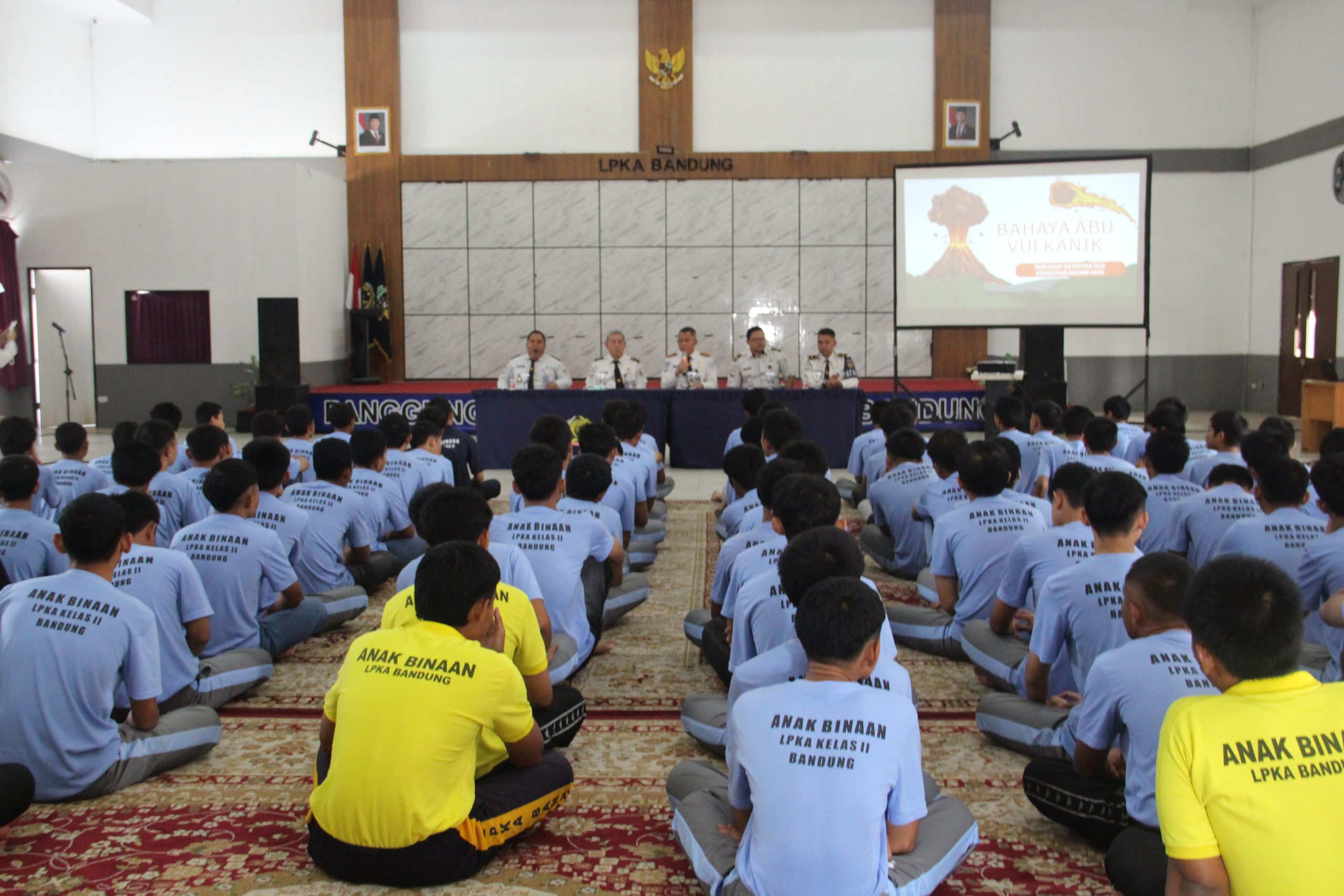 Tingkatkan Kesiapsiagaan, LPKA Bandung Gelar Mitigasi Bencana bagi Pegawai dan Anak Binaan