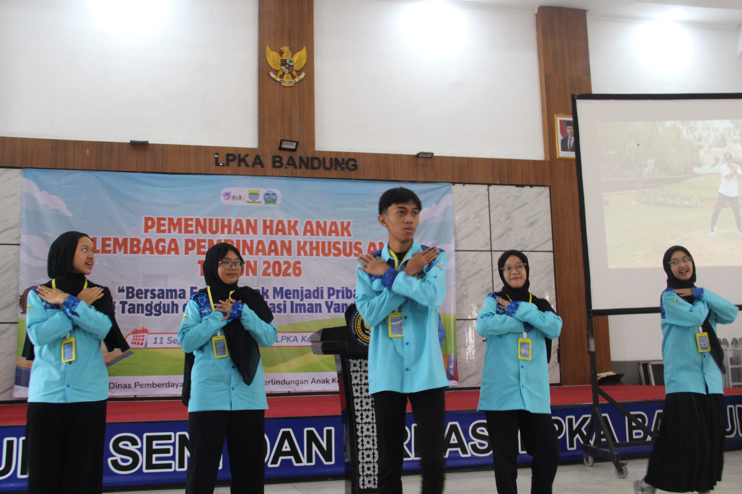 Perkuat Karakter dan Iman, LPKA Bandung Bersama DP3A dan Forum Anak Kota Bandung Gelar Pembinaan